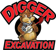  Digger Excavation Logo